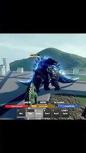 Getting Junior to Level 100 in Kaiju Alpha part 3 #shorts #roblox #godzilla