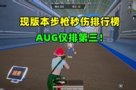 FAMAS落榜，AUG仅第三！现版本步枪秒伤榜冠军竟是它？_腾讯新闻