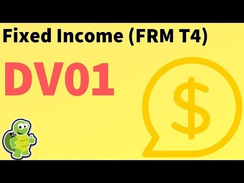 Fixed income: Bond DV01 (aka, price value of basis point, FRM T4-32)