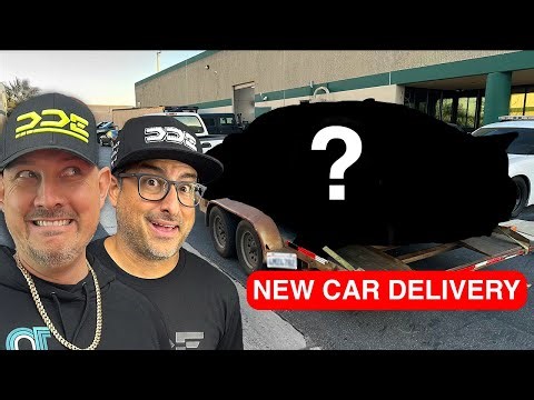 DAMONS SECRET NEW CAR GETS DELIVERED TO DDE HQ!