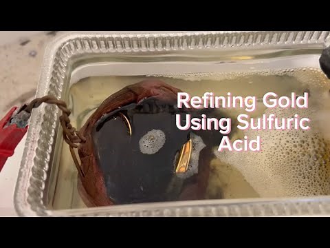 Gold Recovery and Gold Refining Techniques using a Sulfuric Acid Stripping Cell #gold #goldrecovery