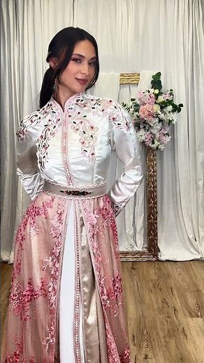 Caftan brodé Cyrielle Mode & Caftan France #caftan #bride #caftanmarocain #wedding #modeorientale