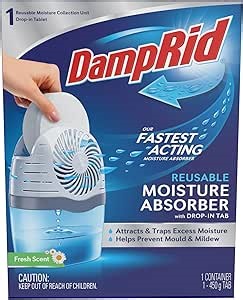 DampRid Fresh Scent Drop-In Tab Moisture Absorber Starter Kit