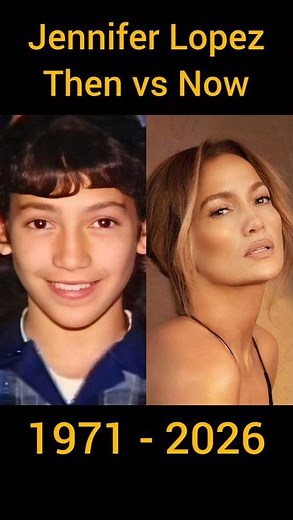Jennifer Lopez Then vs Now (1971–2026) | Age Progression #Shorts #thenvsnow