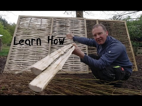 Learn How To Split, Rive and Cleave Hazel Coppice Rods for Hurdle Wattle Making, Willow, Chestnut