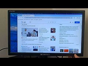 Zebronics Blue screen Issue fix | Zebronics Brightness adjust