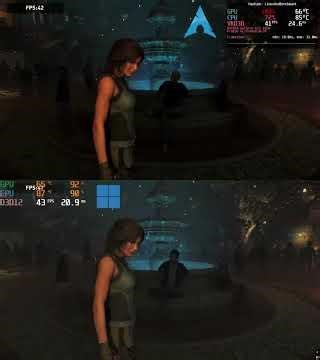 Windows 11 vs Arch Linux FPS Gaming Benchmark Test - Which OS Wins? #Windows11 #ArchLinux #Gaming