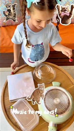 Kitchen Drummer! 🥁🍳 Little Musician at Work #shorts