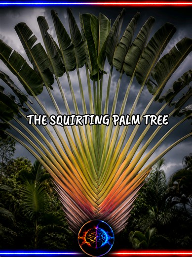 Adult Traveler's Palms (Ravenala madagascariensis) are massive, treelike plants native to Madagascar. Despite their name, they are not true palms; they are closely related to bananas and birds of paradise. Adult specimens grow 30 to 50 feet tall with a giant, flat fan of 20 to 45 enormous leaves. #fyp #didyouknowfacts #didyouknow #fypreels #foryoupage