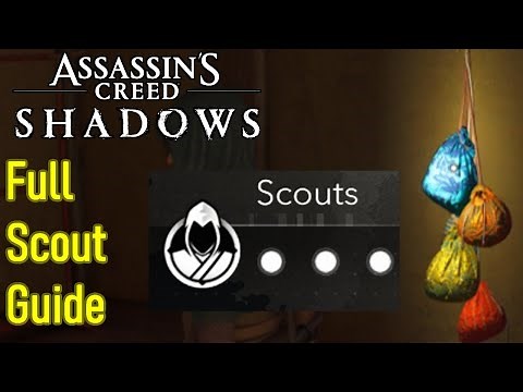 Assassin's Creed Shadows scout guide, how to use scouts, refill scouts, smuggle resources, get more