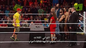 مواجهة نارية وملحمية بين فريق سينا وفريق السلطة كادت ان تنهي حياة المصارع المحبوب جون سينا لينقذه ... | MBC Action