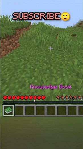 Knowledge Book in Minecraft! (Secret) 🔷✨