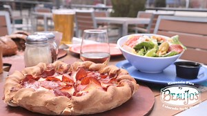 Get A Fresh Side Salad and a Hot Out of the Oven Pizza For $13.50! Only At Beau Jo's Pizza - Home of The Colorado Mountain Pies! 🍕 | Beau Jo's
