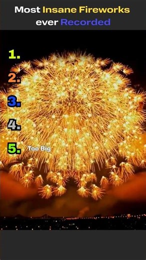 Ranking Biggest Fireworks in History! 🎇🧨