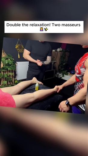 Double the relaxation! Two masseurs💆‍♀️✨ #asmrback #asmrbackmassage #asmrchiropractic #massage #asmrsleep