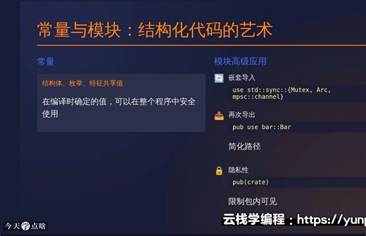 精通Rust编程 第16节 高级特征与闭包