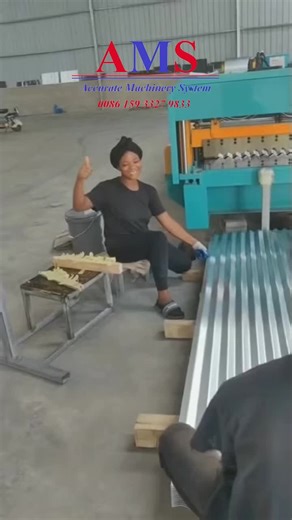 metal sheet machine with a good feedback from African customer