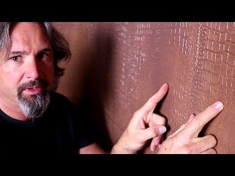 Crocodile hide, faux painting techniques for walls