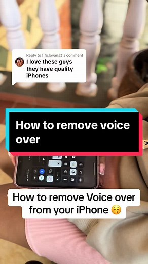 How to Remove Voice Over from your iPhone