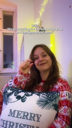 Call me Buddy the Elf 😅🎄 We may be traveling half of December - doesn’t mean we don’t need a lil Christmas magic at home while we are there! ✨ Who else likes to go all out for Christmas?! #christmas #christmasdecor #christmasspirit #christmastok #funnychristmas