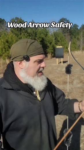 While its not a bad idea to do this with all of your arrows, wooden arrows can be more prone to breakage. Take that extra bit of time to be safe odinsonarchery.com #odinsonarchery #archery #bowhunting #thumbdraw | Odinson Archery