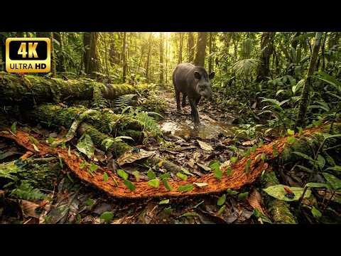 Relaxing Walk in the Amazon: Deep Jungle Floor with Leafcutter Ants & Tapir Trails