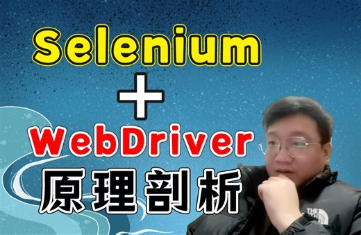 深入剖析Selenium底层逻辑 WebDriver实现原理，多年测开也不一定理解这么透~