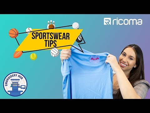 How to Embroider Sportswear and Stretchy Polyester Fabric (Embroidery Hub Ep106)
