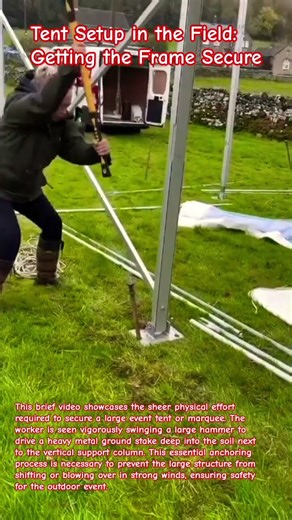 Tent Setup in the Field: Getting the Frame Secure