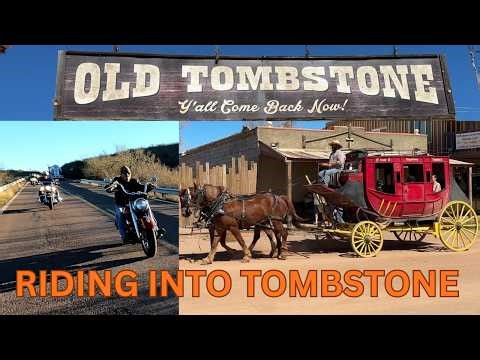 Riding Into Tombstone, Arizona The O K Corral, Bird Cage & Crystal Palace