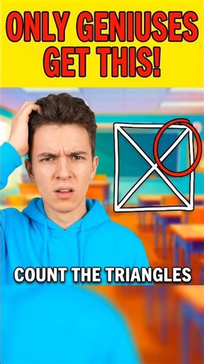 Only Geniuses Can Solve This Triangle Puzzle! 🔺#shorts #@KXYZ-YT