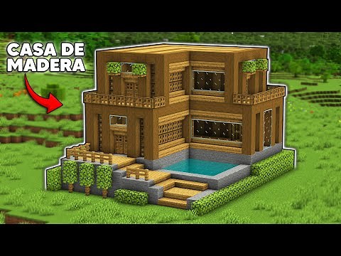 Minecraft: Como hacer una Casa de Madera Perfecta para Survival