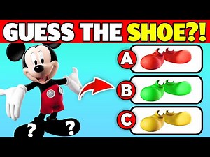 Which Shoe Belongs to Mickey Mouse?👟 | Can you guess it right? | Mickey Mouse Clubhouse Quiz! | Pete