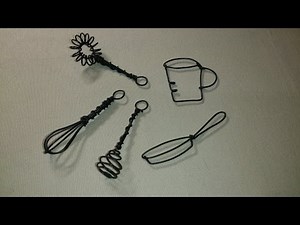 ワイヤーで作るミニキッチンツール