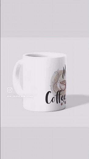 ☕ Coffee Mug Design | Creative Mug Artwork for Coffee Lovers