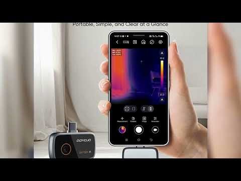 A must-have product! GW192A New Thermal Imaging Camera for iPhone & Android Phone Infrared Thermal