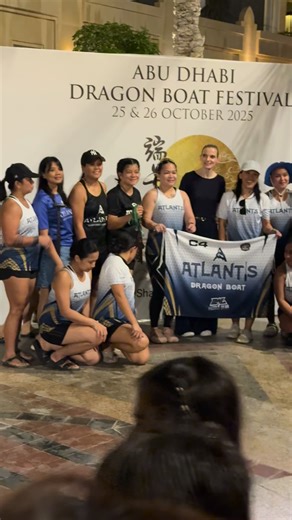 Huge congratulations to our incredible ladies team for winning bronze medal in the Women’s 200m category at the Abu Dhabi Dragonboat Festival 2025! 🥉💪💙 Many thanks also to our sponsors @c4energy_arabia and @oldtrailexpedition and to @seayoudubai for providing our training grounds #dragonboat #dragonboatfestival #dragonboatlife #atlantisdragonboatteam #dragonboating #atlantisladies | Atlantis Dragon Boat