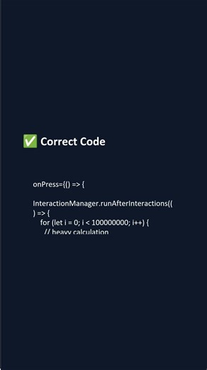 Follow for more tips#reactnative #performance #mobileappdevelopment #ios #android