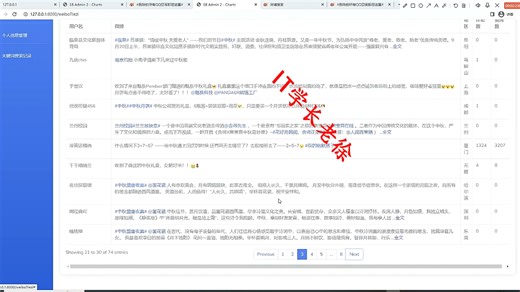 Python基于微博的舆情分析，情感分析可视化系统（V2.0)