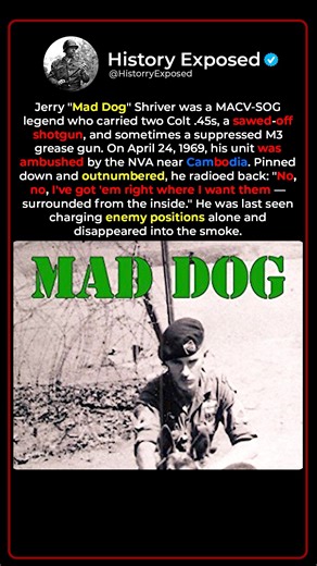 Why Mad Dog Was The Most Fearless Soldier 🪖💪