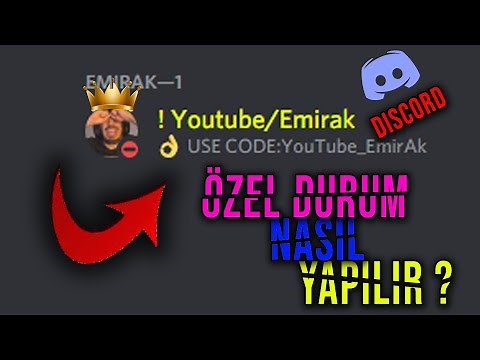 DİSCORD ÖZEL DURUM NASIL YAPILIR ?