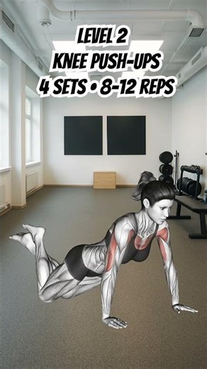 FIRST PUSH-UP | 4-STEP PROGRESSION