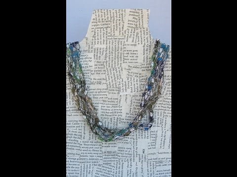 DIY Crochet Necklaces / How to make a crochet necklace/ DIY Scarf Necklace/ Crochet Ribbon Necklaces