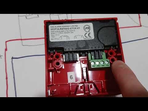How to wire up a KAC call point to sounder
