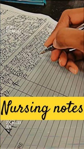 How to write nursing notes #ashmal #nurse #nursingnotes #nursingday #nursingstudent