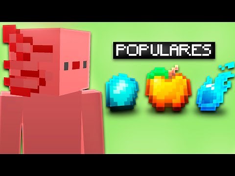 Usé TODOS los TEXTURE PACKS MÁS POPULARES en MINECRAFT