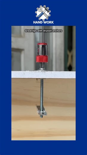 Nail and anchor trick #tips #tricks #reels #tools | Hand Work