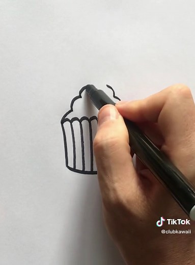 Easy Step-by-Step Guide on How to Draw a Cupcake
