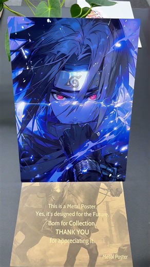 Itachi Uchiha Metal Poster Showcase | iMetalPoster Premium Anime Wall Art