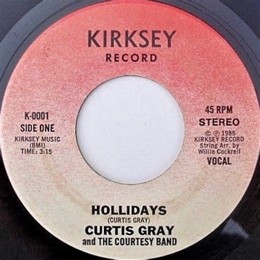 Curtis Gray And The Courtesy Band - Hollidays